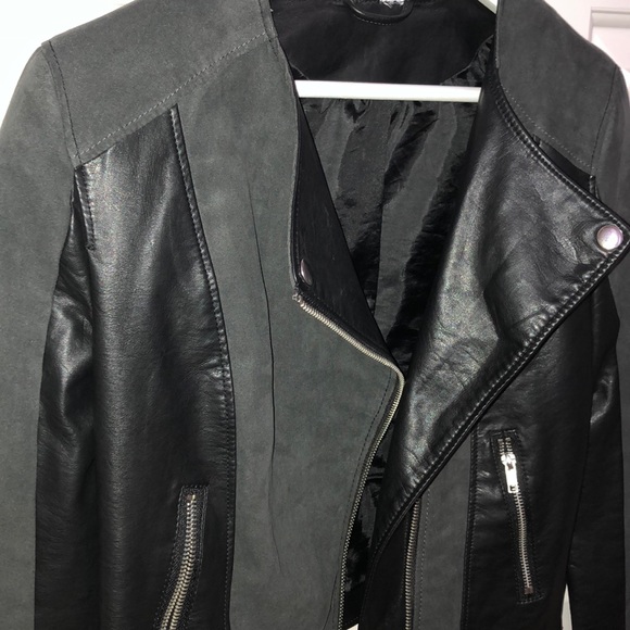 H&M Crop Leather Jacket - Picture 2 of 3